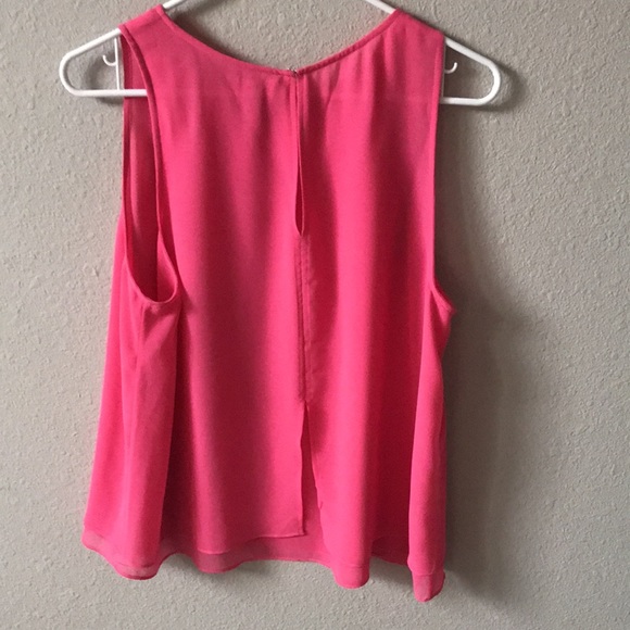 Chelsea 28 pink flowy tank womens size large - Picture 4 of 5